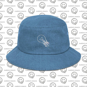 Salt & Light denim bucket hat