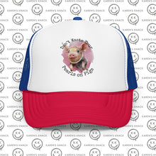 Load image into Gallery viewer, Pearls on Pigs Foam trucker hat