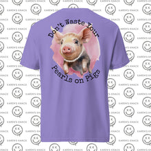 Load image into Gallery viewer, Pearls on Pigs Comfort Color T Shirt