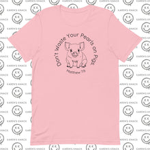 Load image into Gallery viewer, Pearls on Pigs Bella+Canvas  Lightweight Shirt