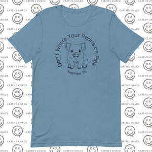 Pearls on Pigs Bella+Canvas  Lightweight Shirt